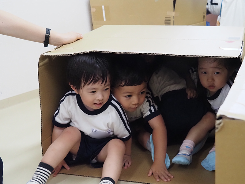 段ボール遊び自由参観（２）