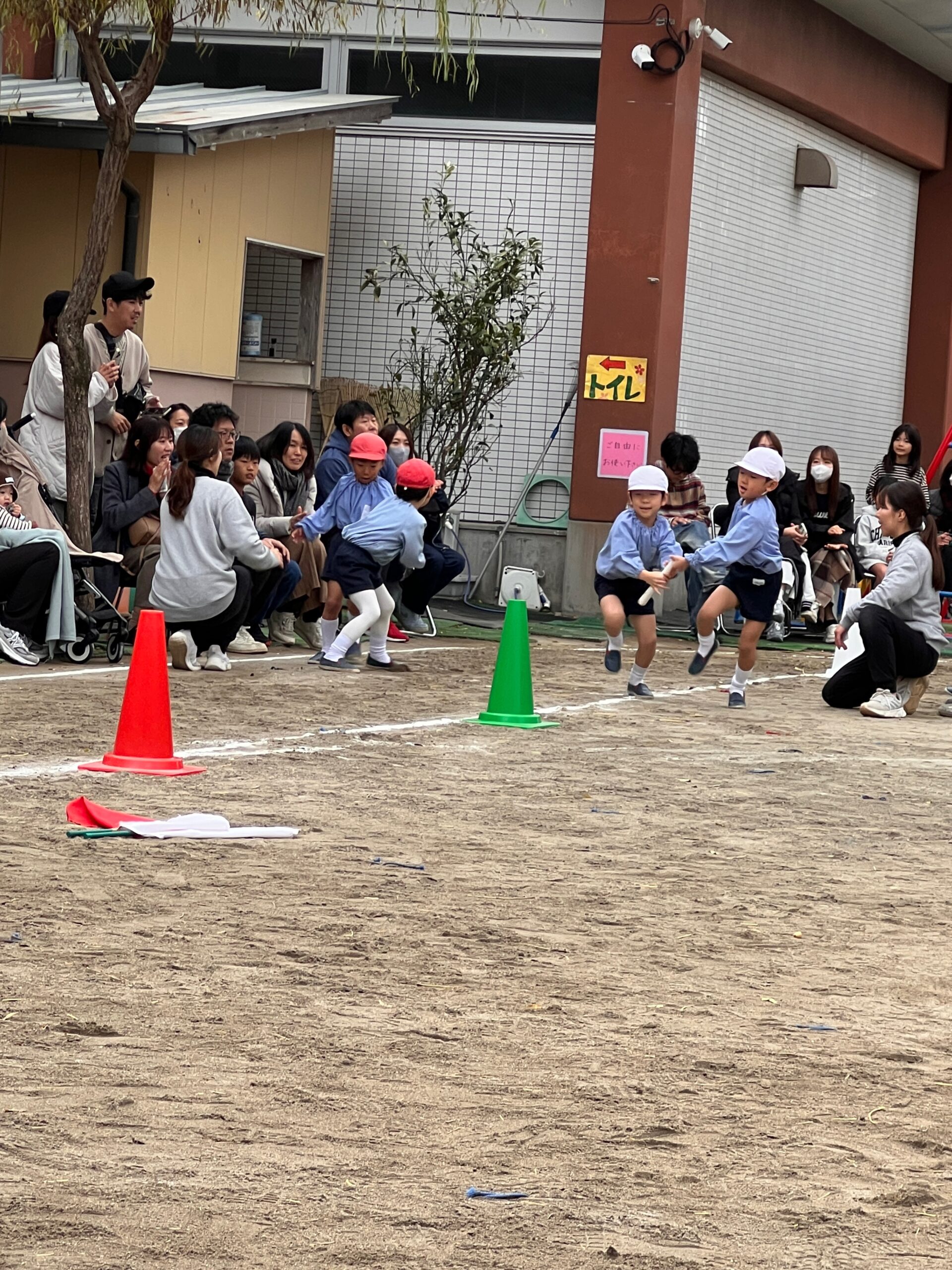 12月13日の様子（リレー大会）