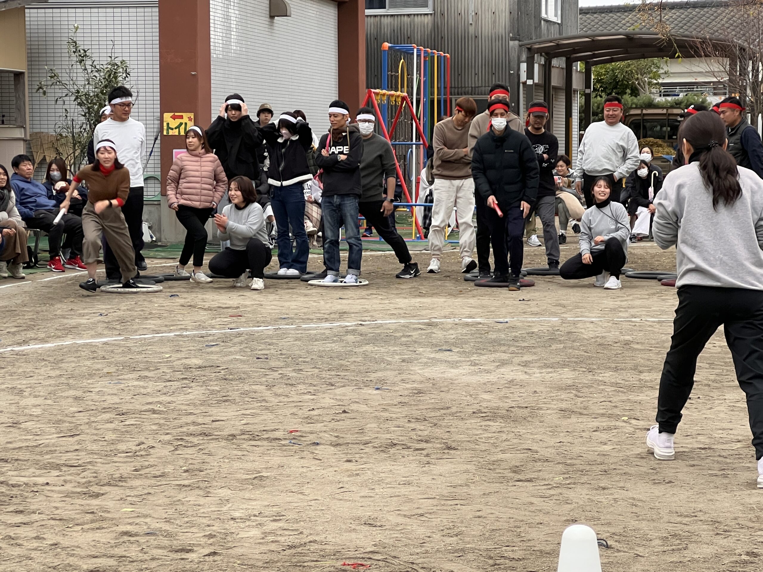 12月13日の様子（リレー大会）