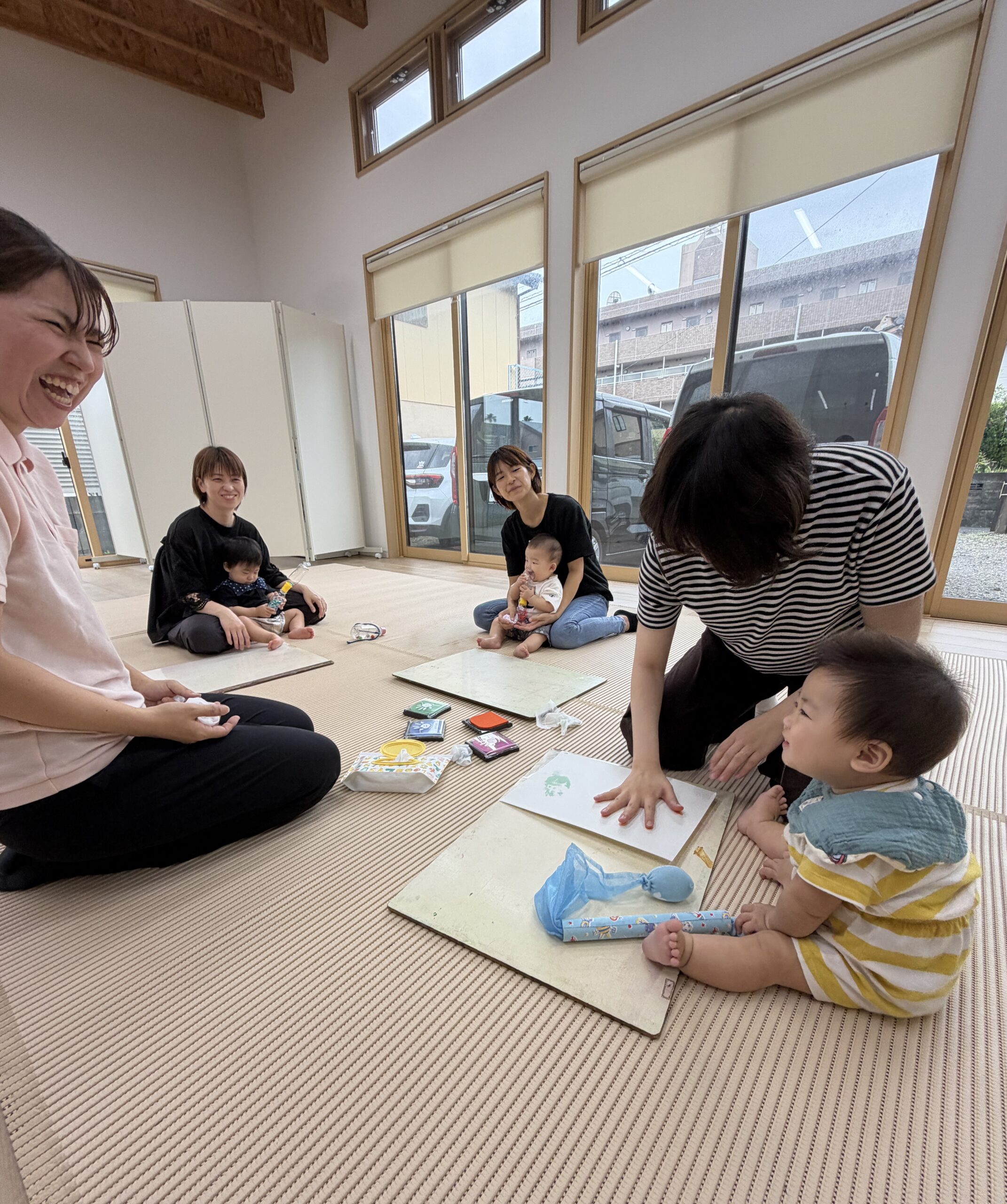 6月19日　０歳児親子クラスバギークラブ
