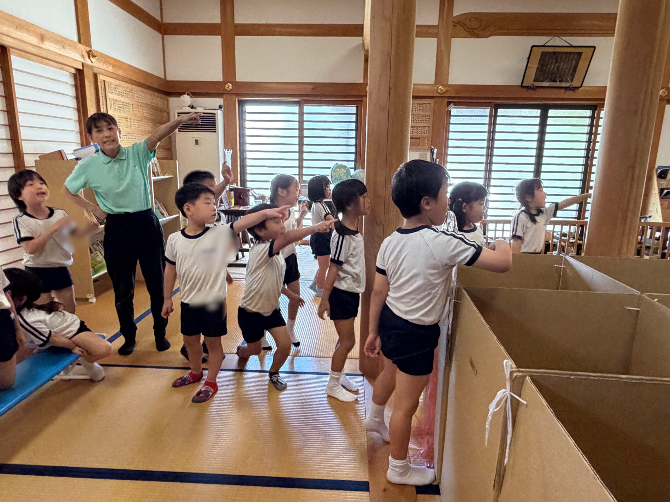 ８月31日のようす（登園日）